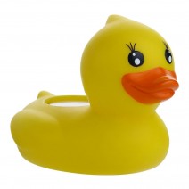 Bath Water Thermometer Bathroom Infant Baby Toy Floating Rubber Duck for Children Shower Temperature Gauge