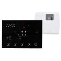 Programmable Smart Digital Thermostat Room Temperature Controller with LED Touchscreen Replacement for Google Home Alexa Home Market Factory School Office Hotel Gas Boiler Heating