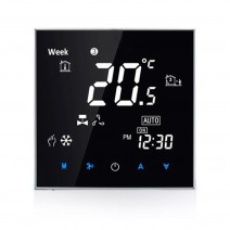 Thermostat BAC-2000ELZB Central Air Conditioning TUYA  ZIGBEE Intelligent Constant Temperature LCD Screen 5-95 (℃) Wireless Controller Fan Coil Unit Smart Home Controller Panel