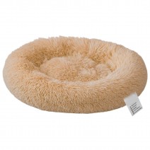 Pet Soft Plush Round Bed Dogs Cats Warm Comfortable Washable Cushion Bed