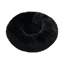 Fluffy Plush Round Pet Bed Self-Warming Cat Bed Pad Cat Cushion Bed with Anti Slip Bottom Soft Winter Washable Cat Bed Mat for Indoor Cats Dogs