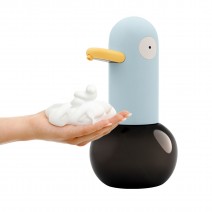 400mL Duck Shaped Automatic Foam Soap Dispenser Touchless Foaming Soap Dispenser USB Rechargeable Desktop Infrared Soap Dispenser for Home Kitche Toilet Office Hotel