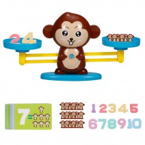 Balance Math Game Monkey Balance Counting Toys for Boys Girls Educational Number Toy