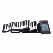 Roll Up Piano Foldable Piano Portable Piano Silicone Keyboard 88 Keys with MIDI Recording Editing Playback Sustain