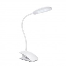 Dimmable Clip-on LEDs Rechargeable Desk Lamp Touching Control 360° Flexible Gooseneck 3 Level Brightness Reading Light for Desk Bedroom Office