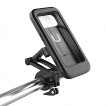 Waterproof Bike Phone Mount 360° Adjustable Bicycle Handlebars Universial Touchscreen Phone Holder Fits up to 6.5inches Smartphones