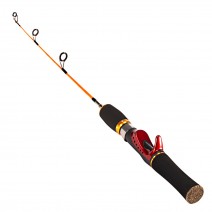 52cm 2-Piece Ice Fishing Casting Rod Lightweight Portable Glass Fiber Ice Fishing Rod Pole