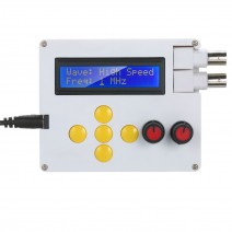 1HZ-500KHZ YM-100 DDS Functional Signal Generator Sine Square Triangle Sawtooth ECG Noise Output Wave High-Speed Square Wave Frequency Meter Signal Source Module Frequency Counter EU Plug