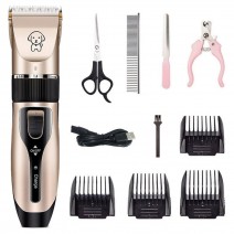 Pet Grooming Hair Clipper Hair Cutter Low Noise Dog Cat Rabbit Hair Trimmer Cutter Baby Hair Clipper USB Rechargeable Shavers Electrical Pet Professional Grooming Machine Tool