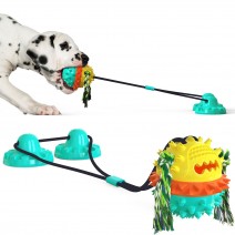 Dog Toys for Aggressive Chewers Large Breed Interactive Dog Toys Indestructible Dog Chew Toy for Aggressive Chewers Suction Cup Dog Toy Tug Toy for Dog Puzzle Toys