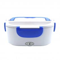 Multi-functional Portable Electric Heating Lunch Box Food Heater Rice Contain-er Food Warmer with Removable Contain-er Car Plug