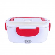 Multifunctional Portable Electric Heating Lunch Box Food Heater Food Warmer with Removable Stainless Steel Container for Home Office(EU-Plug)