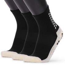 Men's Anti Slip Football Socks Athletic Long Socks Absorbent Sports Grip Socks for Basketball Soccer Volleyball Running Trekking Hiking 1 Pairs / 3 Pairs