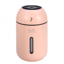 USB Mini Humidifier Sunset Light Home Use Bedroom Desktop Mute Humidification Air Fresher Night Lamp