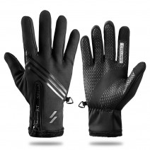 Winter Warm Touchscreen Cycling Gloves Windproof Full Finger Winter Sports Gloves for Men Women Biking Driving Hiking Motorcycling