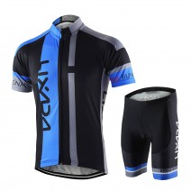 Men Breathable Quick Dry Comfortable Short Sleeve Jersey + Padded Shorts Cycling Clothing Set Riding Sportswear